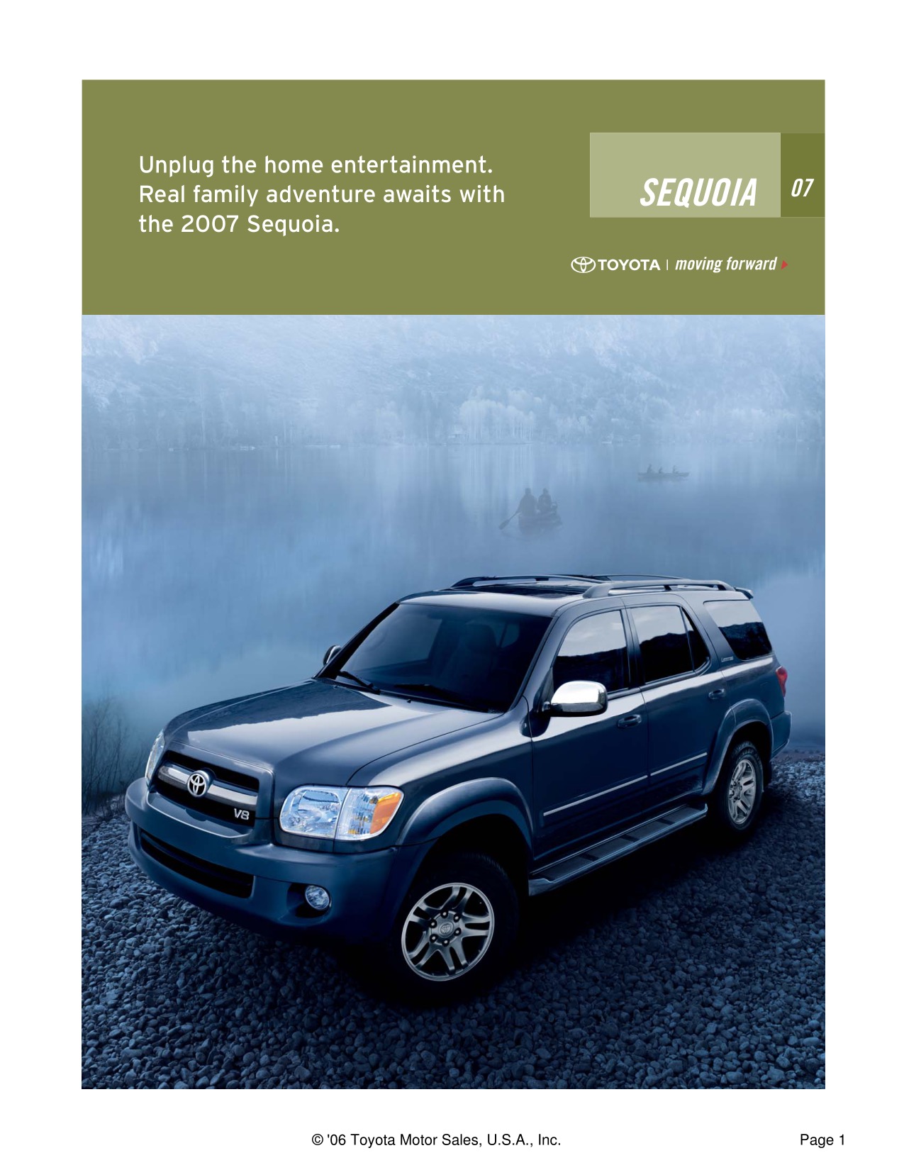 2007 Toyota Sequoia Brochure Page 1